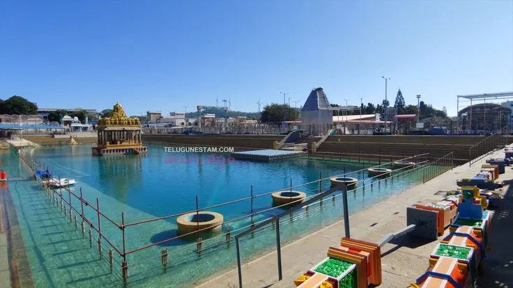 Srivari Pushkarini sacred temple tank, Tirumala