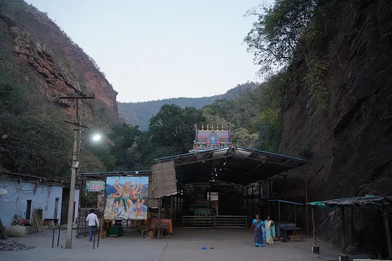 Gopuram of the Upper Ahobilam temple seen from the entrance