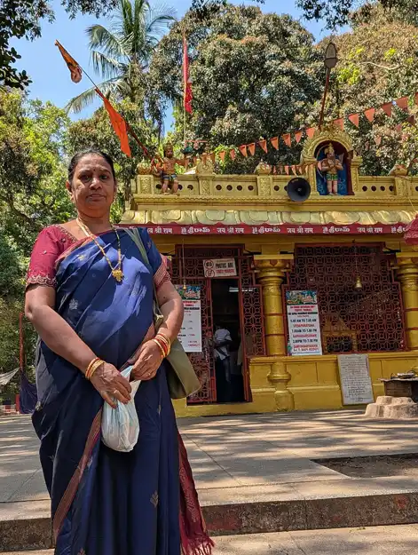 Japali Hanuman shrine near Japali Teertham, Tirumala