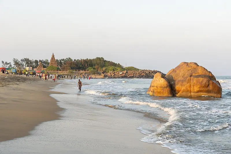 Shore Temple at Mahabalipuram on the Tamil Nadu coast