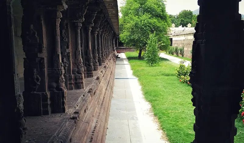 Vellore Fort walls and moat