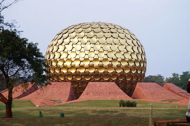 The Matrimandir at Auroville near Pondicherry