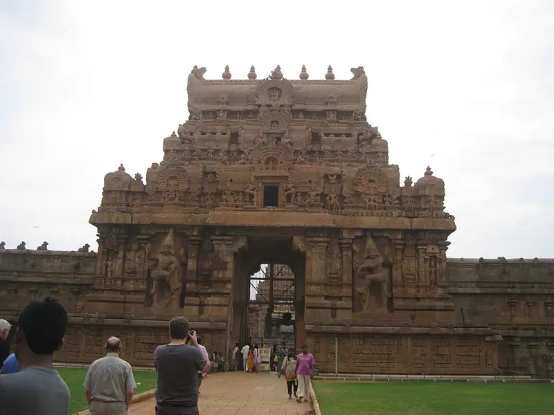 Brihadisvara temple at Thanjavur, Tamil Nadu