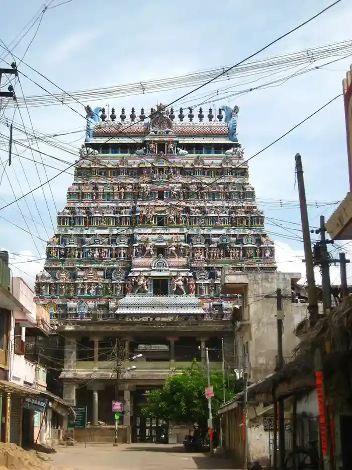 Gopuram of the Nataraja temple at Chidambaram