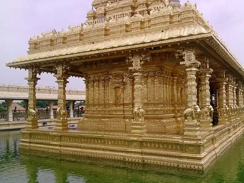 The Sripuram Golden Temple near Vellore