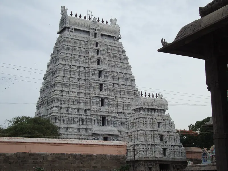 View of Arunachaleswarar Temple complex at Tiruvannamalai