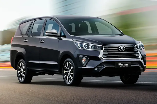 Toyota Innova Crysta available for hire in Tirupati